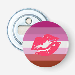 Läppstift Lesbisk Pride Flagga Flasköppnare
