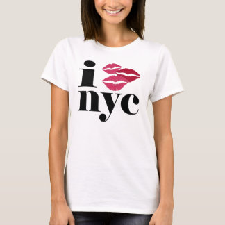 Läppstiftkyss NYC Tee Shirt