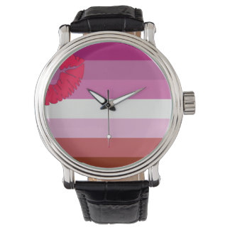 Läppstiftlesbisk Armbandsur