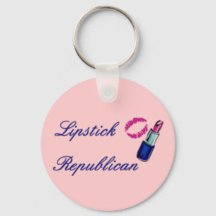Läppstiftrepublikan Keychain Nyckelring
