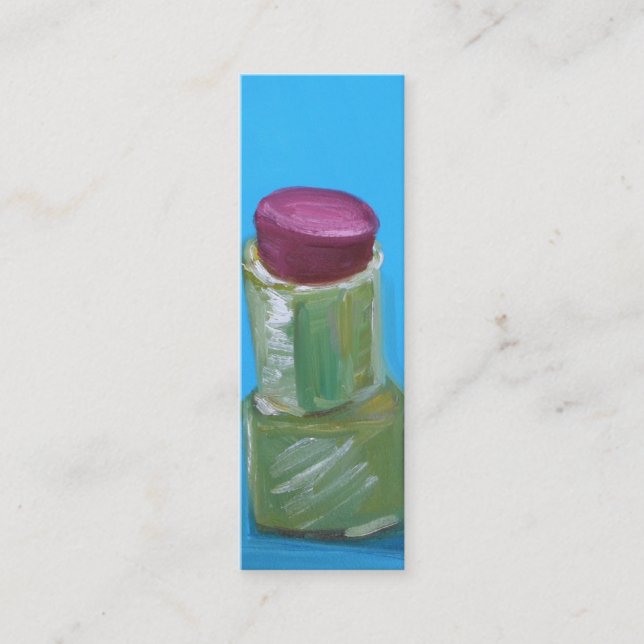 Läppstiftsmalavisitkort Mini Visitkort (Framsida)