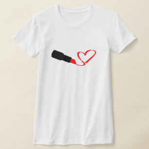 LÄPPSTIFTTECKNINGHJÄRTA. CUSTOMIZABLE. TRÖJA