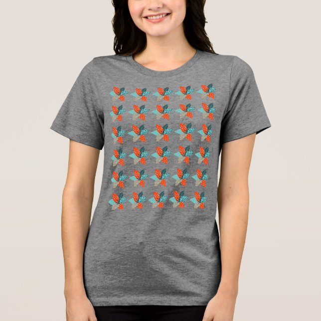 Lappverk Blomma T Shirt (Framsida)