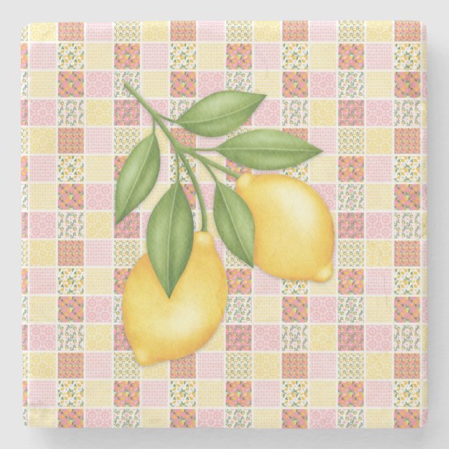 Lappverk Lemon Stenunderlägg (Framsidan)
