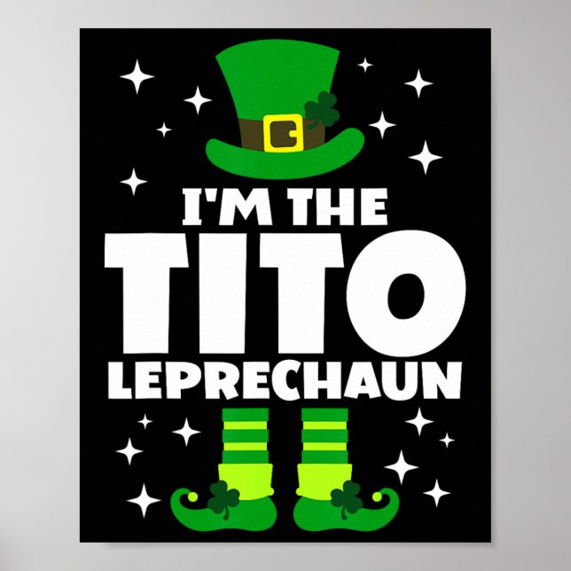 Laprechaun Lycklig St patricks day Poster (Framsidan)