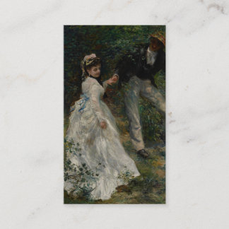 Lapromenad, Pierre-Auguste Renoir 1870 Visitkort