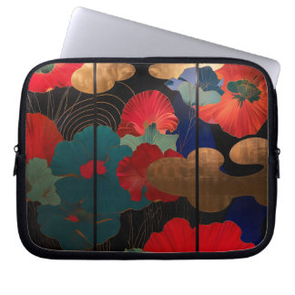 laptop case Japanese style flower Fodral
