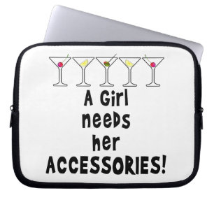 LAPTOP FODRAL, EN FLICKA BEHÖVER HENNES TILLBEHÖR SLEEVE
