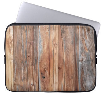 Laptop Hülle Holz retro Sleeve