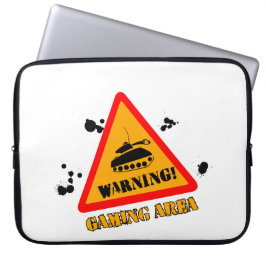 Laptop sleeve 15" för varningsdobbelNeoprene,