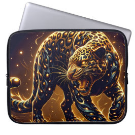 Laptop Sleeve 15" Neoprene Leopard Electronics Bag