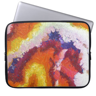 Laptop sleeve 15" oljemålning hoad Sten-Magma 2