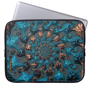laptop sleeve (15 tum) - F1203 "Moonlight Corals"