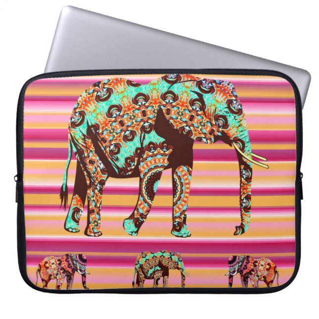Laptop sleeve AFrican Elephant (Framsidan)