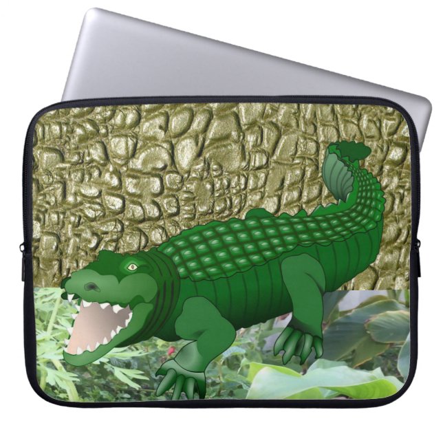 Laptop sleeve Alligator (Framsidan)