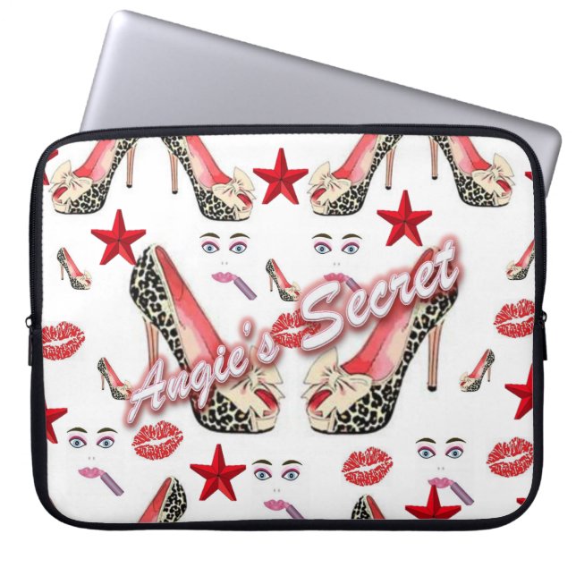 Laptop sleeve Angies hemlighet (Framsidan)