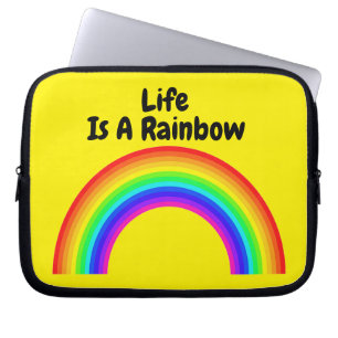 Laptop sleeve är ett regnbåge