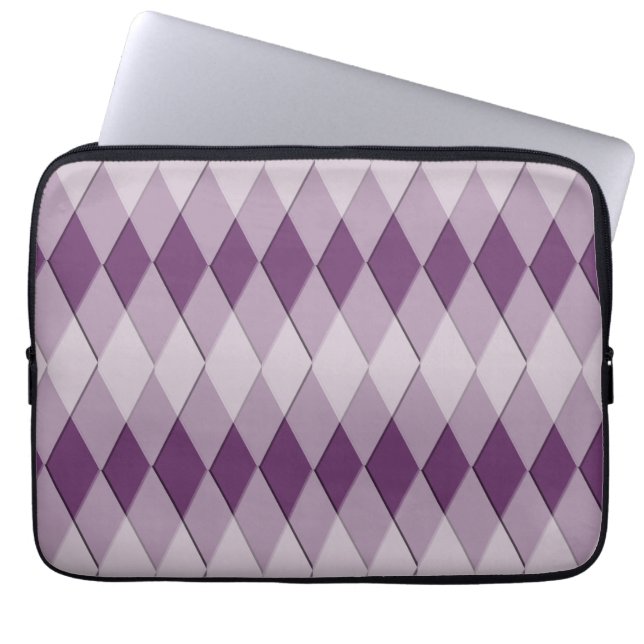 Laptop sleeve - Argyle Mönster (Framsidan)