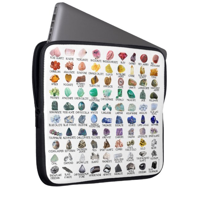 Laptop sleeve Bag Crystal Collection Rainbow Sten (Framsidan Höger)
