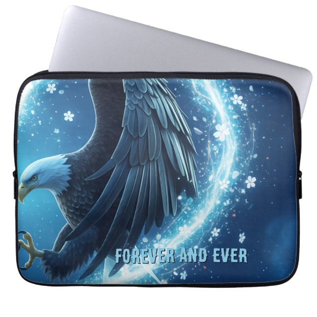 Laptop Sleeve Bald Eagle Heart 2 - 13 Inch (Framsidan)
