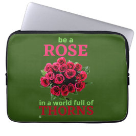 laptop sleeve "BE A RO.."