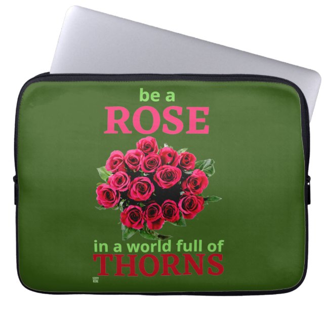 laptop sleeve "BE A RO.." (Framsidan)