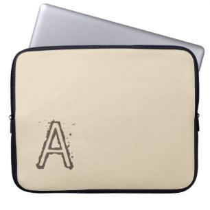 Laptop sleeve Beige