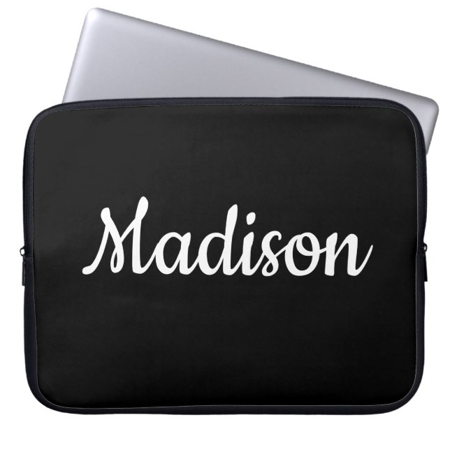 Laptop sleeve Black (Framsidan)