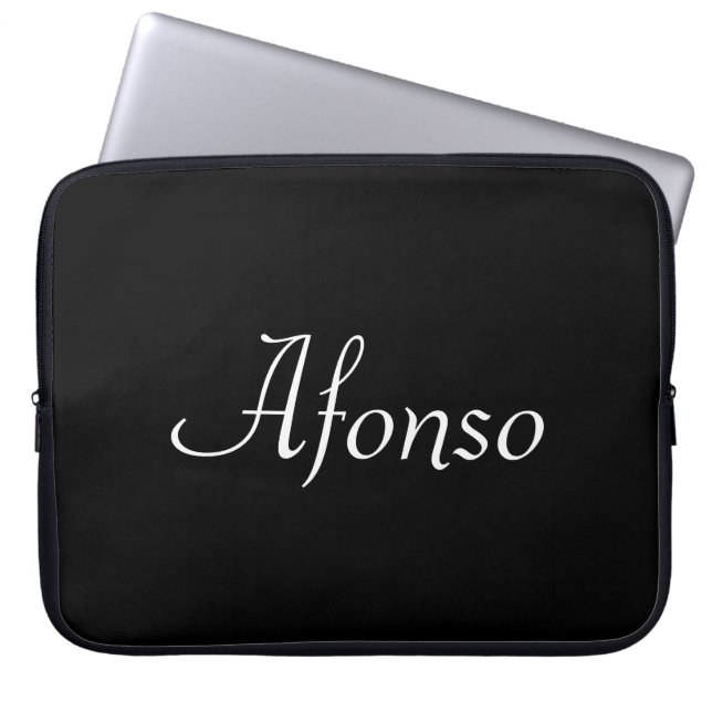 Laptop sleeve Black (Framsidan)