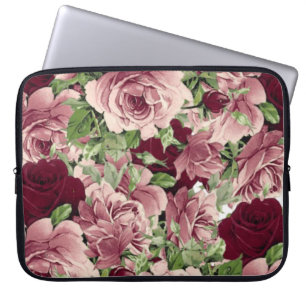 Laptop sleeve Blommigt