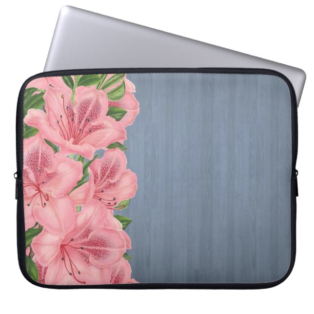 Laptop sleeve Blommigt (Framsidan)