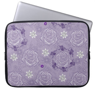 Laptop sleeve Blommigt