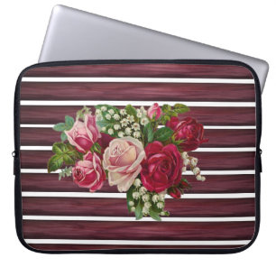 Laptop sleeve Blommigt
