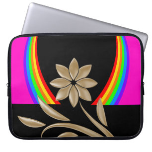 Laptop sleeve Blommigt