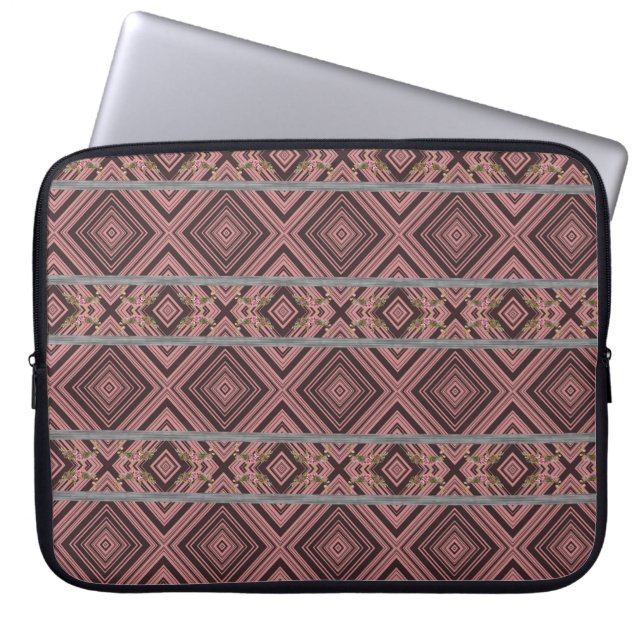 Laptop sleeve Blommigt (Framsidan)
