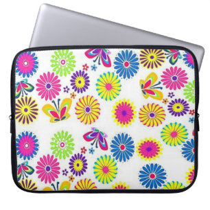 Laptop sleeve Blommigt
