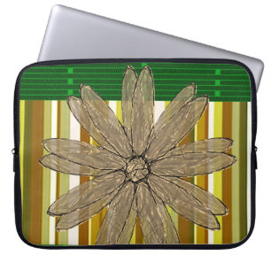 Laptop sleeve Blommigt