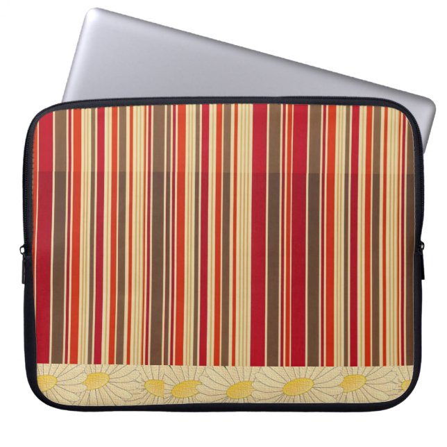 Laptop sleeve Blommigt (Framsidan)