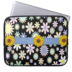 Laptop sleeve Blommigt