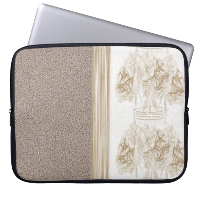 Laptop sleeve Blommigt (Framsidan)