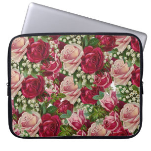Laptop sleeve Blommigt