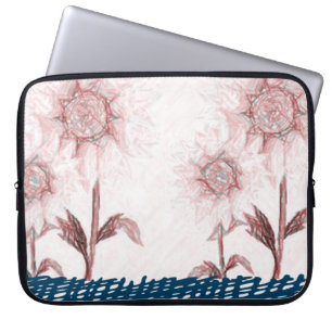 Laptop sleeve Blommigt