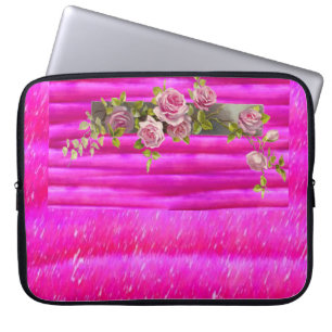 Laptop sleeve Blommigt
