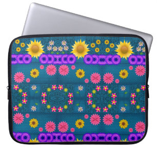 Laptop sleeve Blommigt