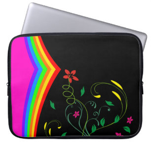 Laptop sleeve Blommigt