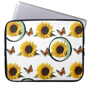 Laptop sleeve Blommigt Solros