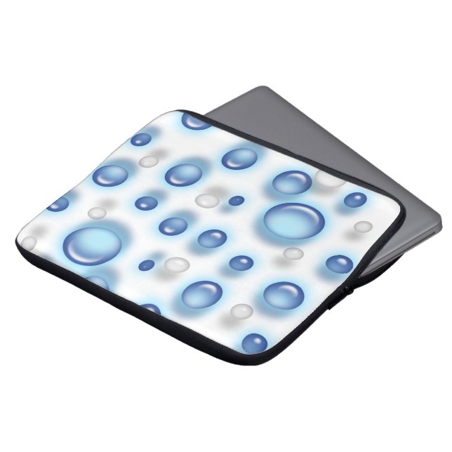 Laptop sleeve - Bubbles (Framsida topp)