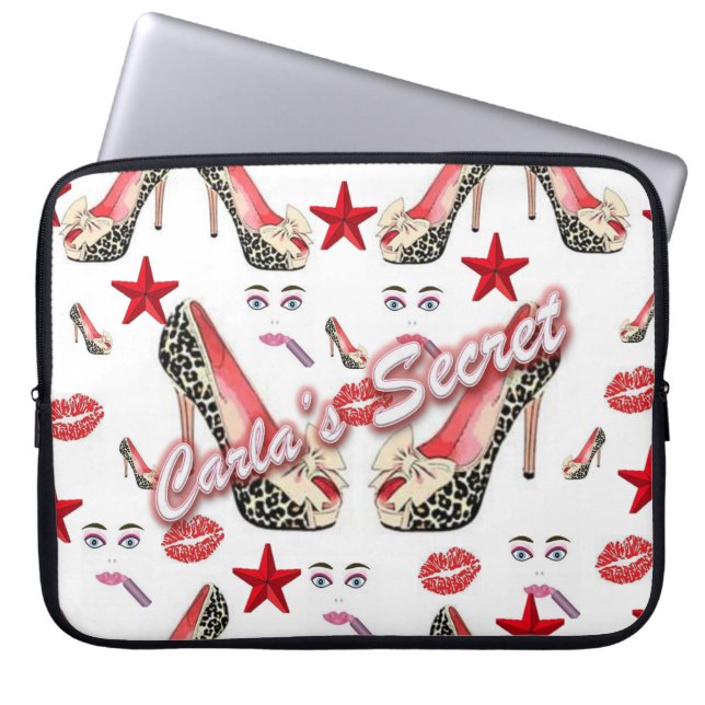 Laptop sleeve Carlas hemlighet (Framsidan)