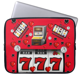 Laptop sleeve Casino-kortplatsen Maskin