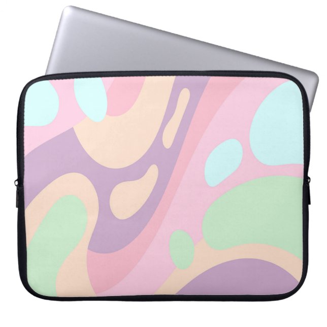 Laptop sleeve Colorful Pastel (Framsidan)